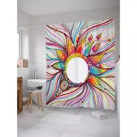 Шторка-занавеска для ванной JOYARTY