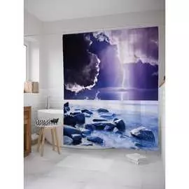 Шторка-занавеска для ванной JOYARTY