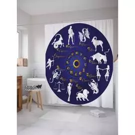 Шторка-занавеска для ванной JOYARTY