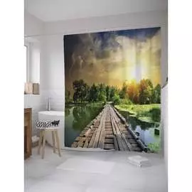 Шторка-занавеска для ванной JOYARTY