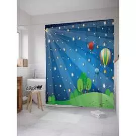 Шторка-занавеска для ванной JOYARTY