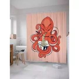 Шторка-занавеска для ванной JOYARTY