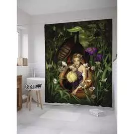 Шторка-занавеска для ванной JOYARTY