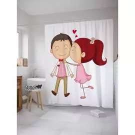 Шторка-занавеска для ванной JOYARTY