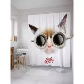 Шторка-занавеска для ванной JOYARTY