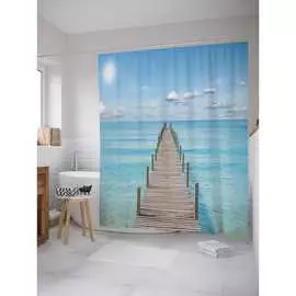 Шторка-занавеска для ванной JOYARTY