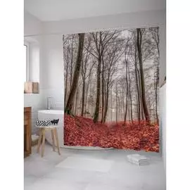 Шторка-занавеска для ванной JOYARTY