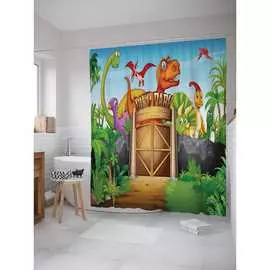 Шторка-занавеска для ванной JOYARTY