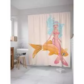 Шторка-занавеска для ванной JOYARTY