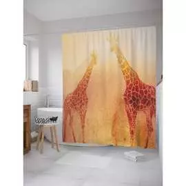 Шторка-занавеска для ванной JOYARTY