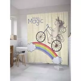 Шторка-занавеска для ванной JOYARTY