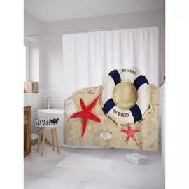 Шторка-занавеска для ванной JOYARTY