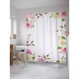 Шторка-занавеска для ванной JOYARTY