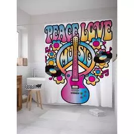 Шторка-занавеска для ванной JOYARTY