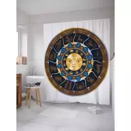 Шторка-занавеска для ванной JOYARTY