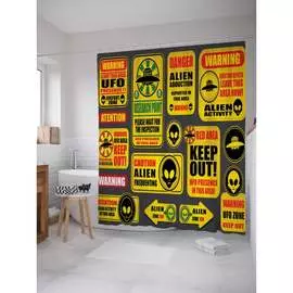 Шторка-занавеска для ванной JOYARTY