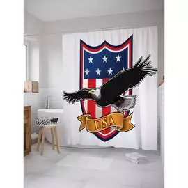 Шторка-занавеска для ванной JOYARTY