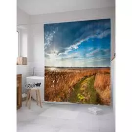 Шторка-занавеска для ванной JOYARTY