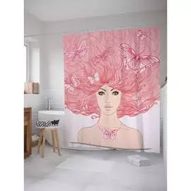 Шторка-занавеска для ванной JOYARTY