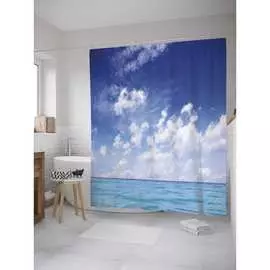 Шторка-занавеска для ванной JOYARTY