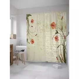 Шторка-занавеска для ванной JOYARTY