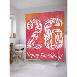 Шторка-занавеска для ванной JOYARTY