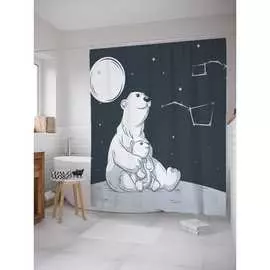 Шторка-занавеска для ванной JOYARTY