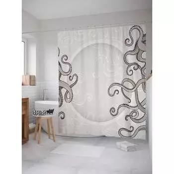 Шторка-занавеска для ванной JOYARTY