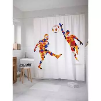 Шторка-занавеска для ванной JOYARTY