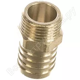 Штуцер под шланг с нр pro aqua резьбовой 1/2 x 20 16-m15-20x