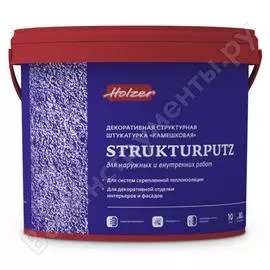 Штукатурка декоративная strukturputz k 25 (25 кг; зерно 2.5 мм) holzer 1949