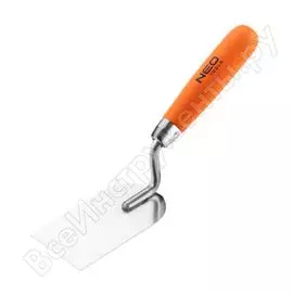 Штукатурная кельма neo 60 мм деревянная ручка 50-131
