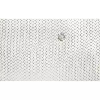 Штукатурная просечно-вытяжная оцинкованная cетка от грызунов для защиты каркасного дома вентиляции, теплицы и грядок от мышей крыс кротов птиц, антикошка Фабрика сеток "Железный слон" 1507-05-05-1-15Z