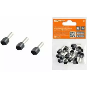 Штыревой втулочный изолированный двойной наконечник TDM НШвИ (2) SQ0568-0058