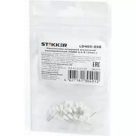 Штыревой втулочный изолированный наконечник STEKKER 39374