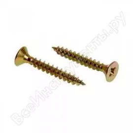 Шуруп для дерева саморезик 4х16 универсальный потай, желтый цинк, pz-2, 1000 шт syz-4х16-1 000