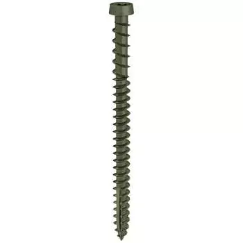 Шуруп для террасной доски rusconnect crn 0580, 5х80 мм, 100 шт. зеленый 364580