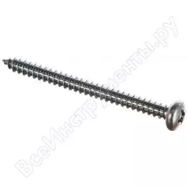 Шуруп с полукруглой головкой метизный двор 3,9x45 оцинкованный din 7981, 500 шт. 4690441024923