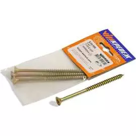 Шуруп vipкрепеж желтый цинк 11414 VIP