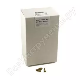Шуруп крепежная техника 3,0х20 (1000 шт.) 431306