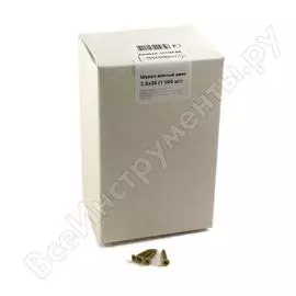 Шуруп, жёлтый цинк крепежная техника 3,5х35 1000шт 431324 бк