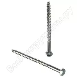 Шурупы шдш с шестигранной головкой зубр /din 571/ 90 х 6 мм 60 шт 4-300451-06-090