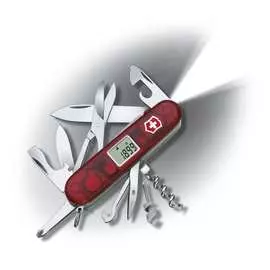 Швейцарский нож красный полупрозрачный victorinox traveller lite 1.7905.avt