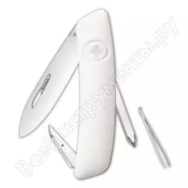 Швейцарский нож swiza d02 standard, 95 мм, 6 функций, белый kni.0020.1020