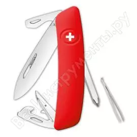 Швейцарский нож swiza d04 standard 95 мм, 11 функций, красный kni.0040.1001