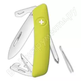 Швейцарский нож swiza d04 standard 95 мм, 11 функций, салатовый kni.0040.1080