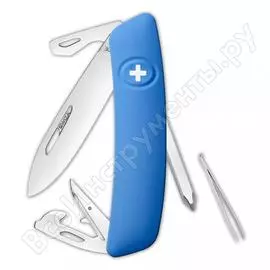 Швейцарский нож swiza d04 standard 95 мм, 11 функций, синий kni.0040.1030