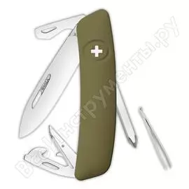 Швейцарский нож swiza d04 standard 95 мм, 11 функций, темно-зеленый kni.0040.1050