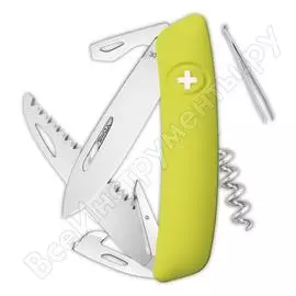 Швейцарский нож swiza d05 standard 95 мм, 12 функций, салатовый kni.0050.1080