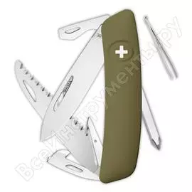 Швейцарский нож swiza d06 standard 95 мм, 12 функций, темно-зеленый kni.0060.1050